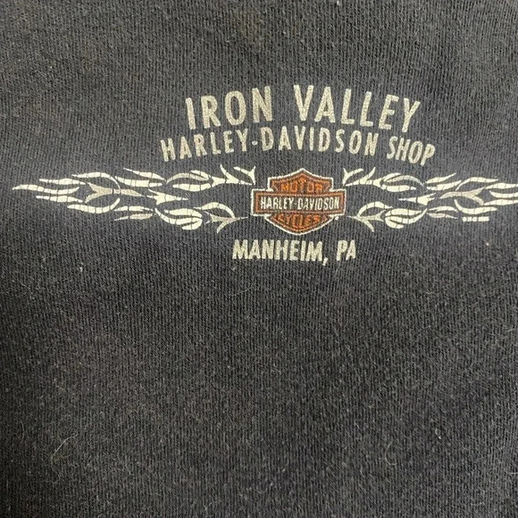 Harley-Davidson 2006 Size XL T-Shirt Jeweled Motorcycle Mannheim PA Iron Valley - Picture 3 of 7